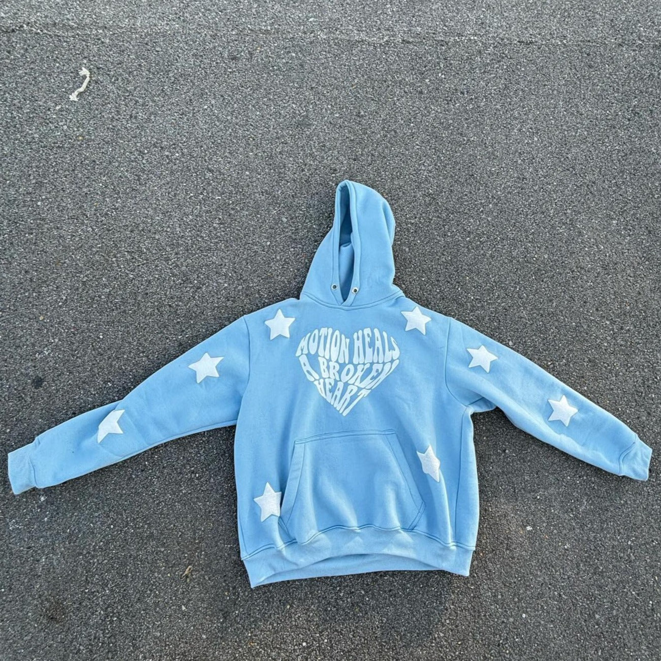 [PRE-ORDER]"Motion Heals a Broken Heart" Puff Print Heavyweight Hoodie